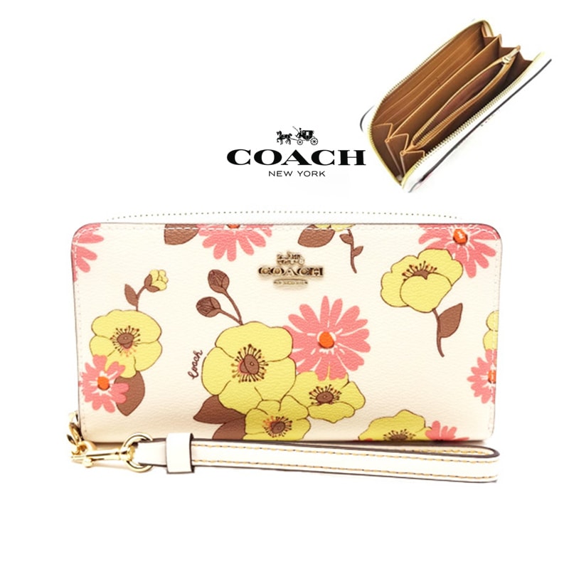 財布 長財布 C1798 IMCAH フローラル プリント 花柄 アコーディオン レディース アウトレット 品質保証