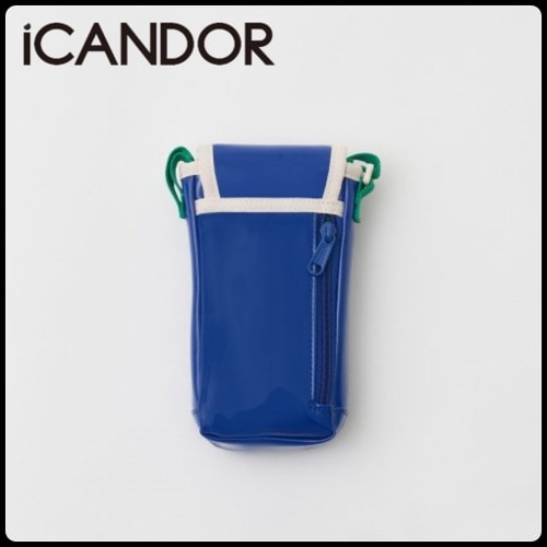 ショルダーバック ペット 散歩 CASHEW NUT BAG_ENAMEL BLUE