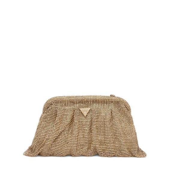 25 FW ジャリナ ラインストーン装飾クラッチ HWRP9350710 TP445041408