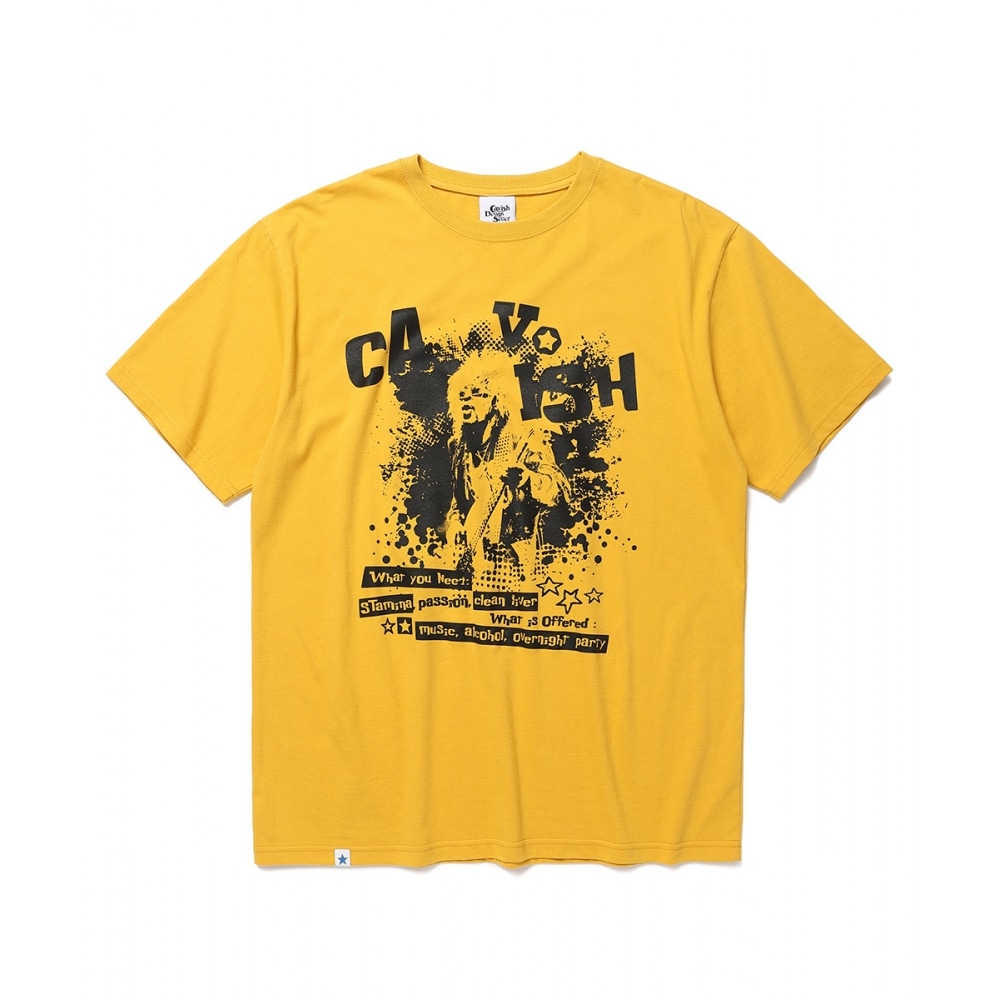 キャヴィッシュ コリンズ SS TEE イエロー(CV2DMUT501A)