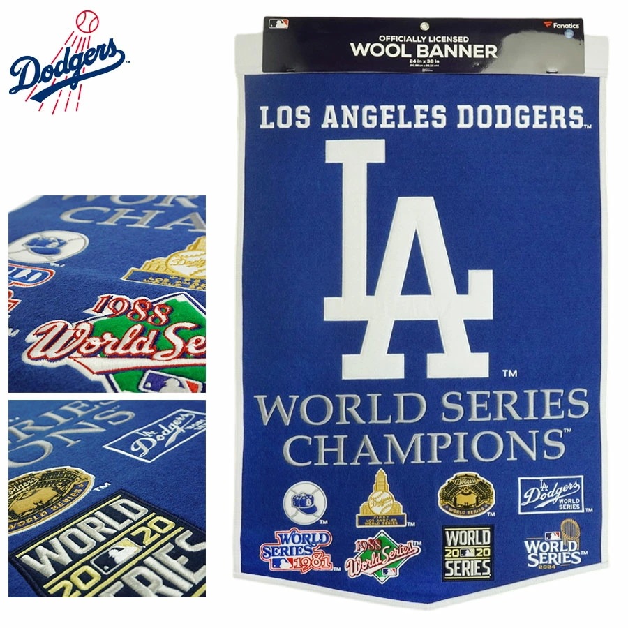 ロサンゼルス ドジャース公式グッズ 大谷翔平ペナント 旗 インテリア グッズ FANATICS ファナティクスオフィシャリーライセンスド ウールバナーメジャーリーグ ロ