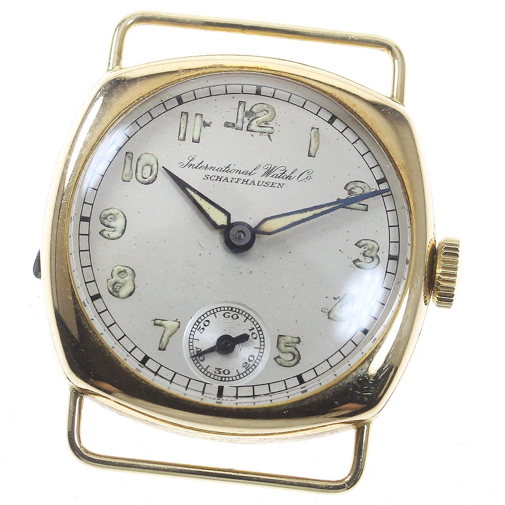 IWC SCHAFFHAUSEN K18YG スモールセコンド ヴィンテージ 手巻き レディース _829411【中古】