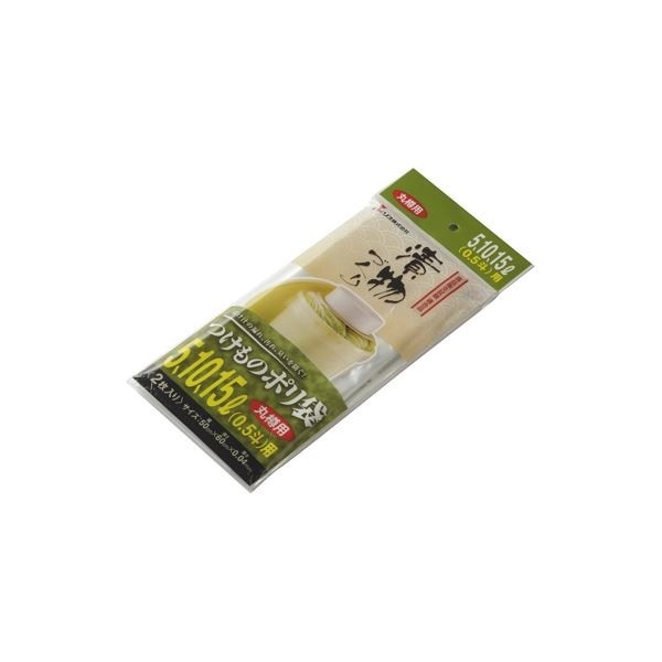 100セット 新漬物ポリ袋/漬物用品 丸樽用 51015L 0.5斗 材質：PE クリア キッチン用品 家庭用品 手づくり
