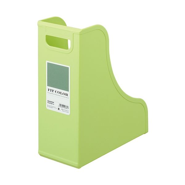 (まとめ) ナカバヤシ フィットカラーファイルスタンド A4 背幅119mm グリーン FB-FCE6E-GN 1個 (×20セット)