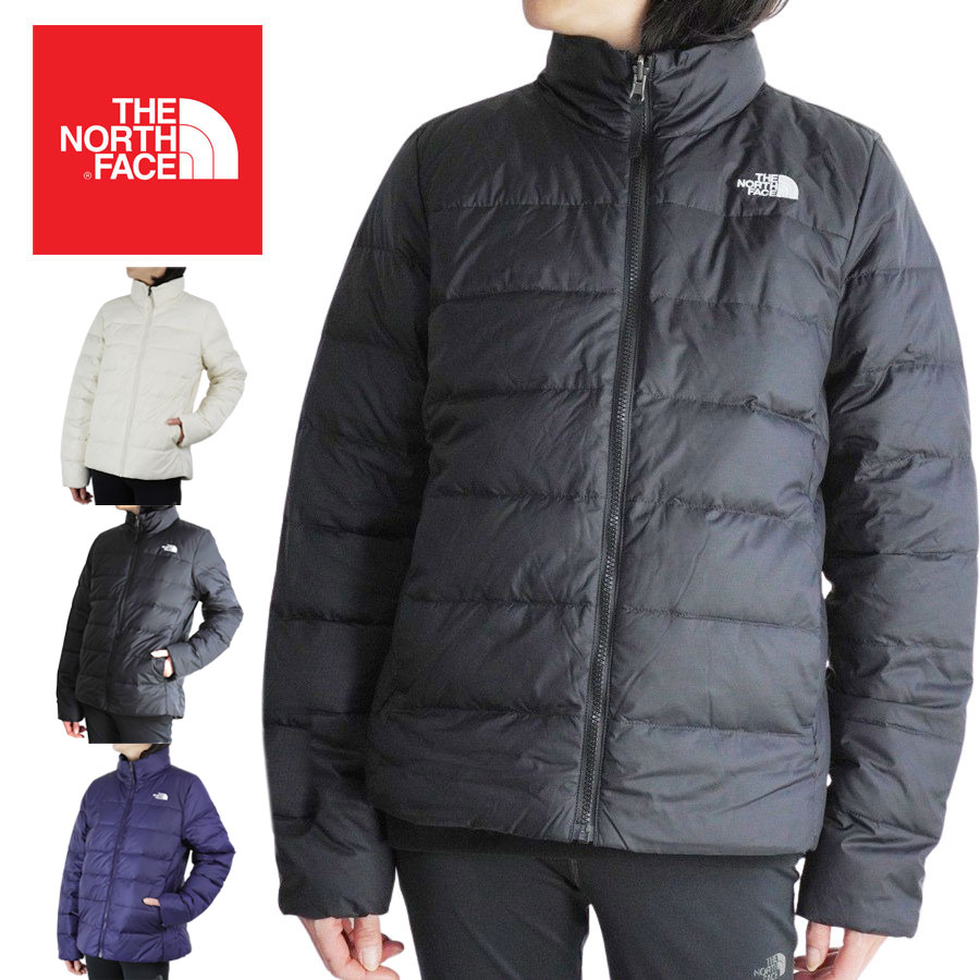 ノースフェイスレディース ダウンジャケットUSA企画 日本未発売W FLARE DOWN JKT IIウィメンズ フレアダウンジャケット2TNF BLA