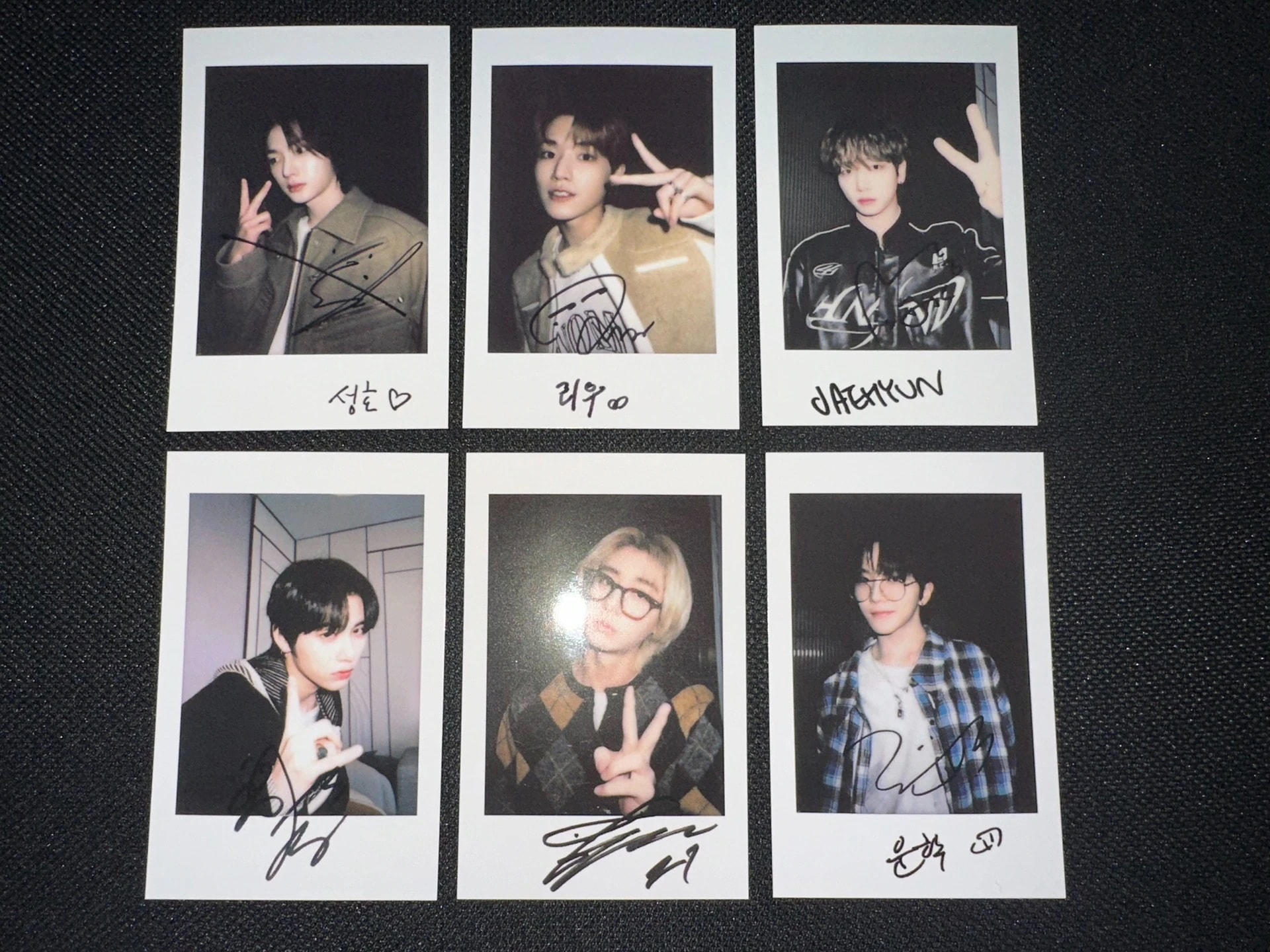 公式品BOYNEXTDOORyzybnd上海ポラロイドオフライン復刻特典特典トレカ公式グッズ員含む6枚セット