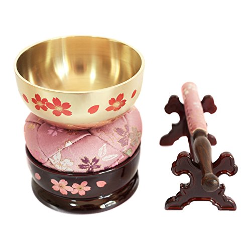 仏具 おりん 一式セット サクラ 桜蒔絵 国産 10,182円