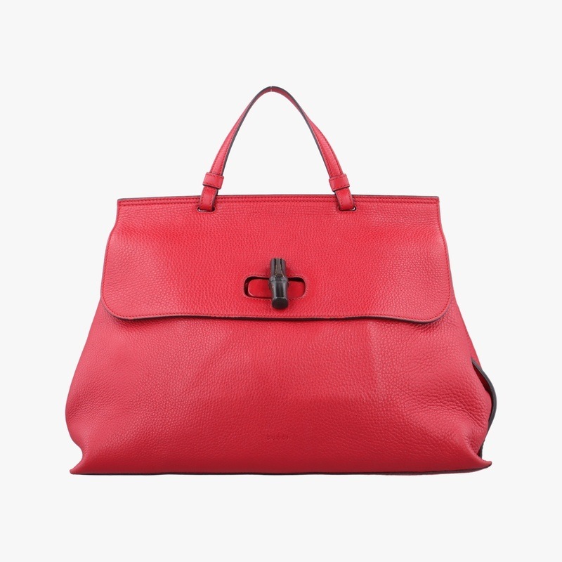 バンブーデイリーレッドレザー370830E018496983中古