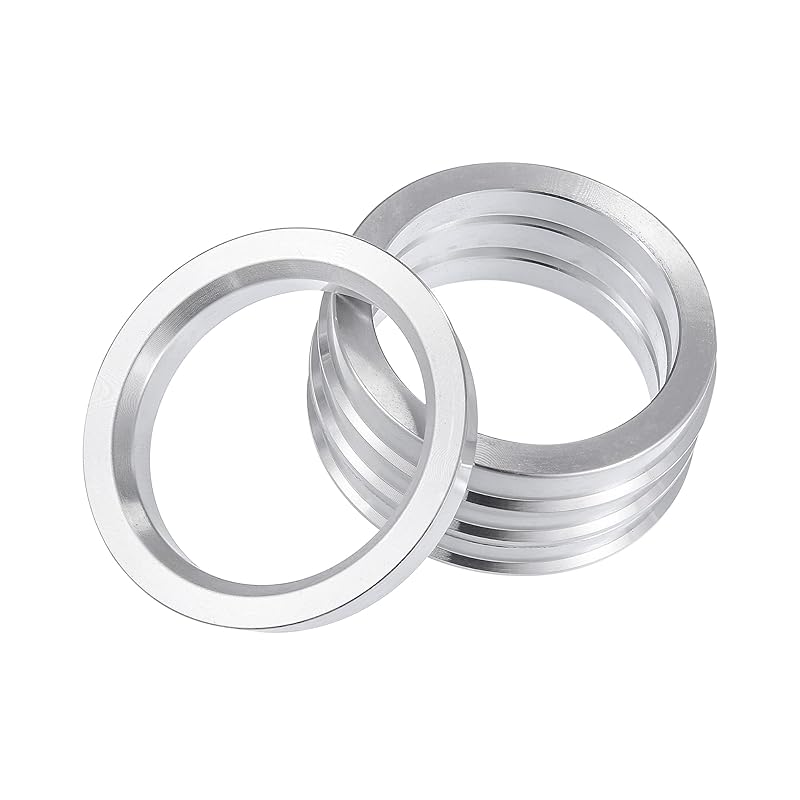 ACROPIX ハブ中心リング 66.1-56.1 mm シルバートーン 4個バイク