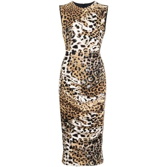 ROBERTO CAVALLI Women Dresses SKT159 LNG34 00504 BROWN