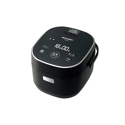 他サイト： シャープ 炊飯器 KS-CF05B-B 3合 一人暮らし マイコン パン調理機能 ブラックの商品画像
