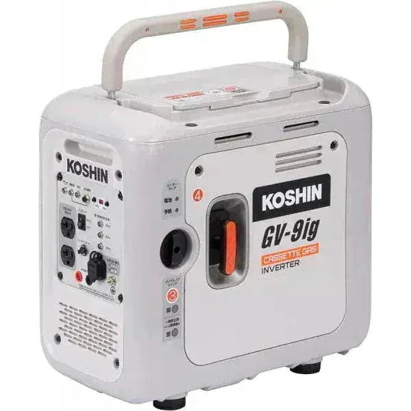 工進 発電機 カセットガス 低騒音 ガス式 非常用 アウトドア インバーター発電機 GV-9ig KOSHIN