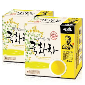 [サンゲ名茶] キムドンゴン名人が作った菊茶 40 + 40T 花びら茶