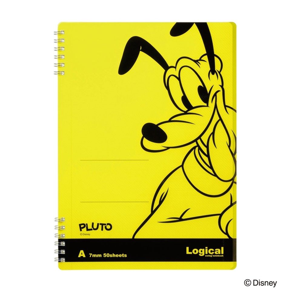 （まとめ買い）ナカバヤシ スイング/ロジカル Wリングノート ディズニー B5 プルート イエロー NW-B507-Y [x10セット]