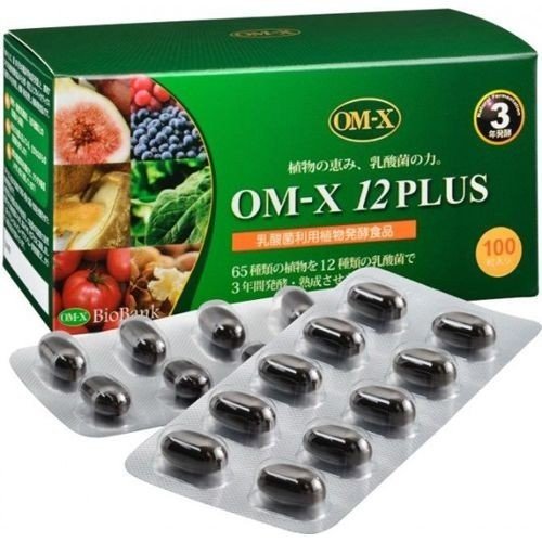 3年発酵製品　OM-X 12PLUS　オーエムエックス　12プラス（植物発酵食品）100粒