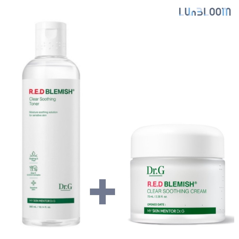 レッドブレミッシュクリアスージングトナー 300ml+レッドブレミッシュクリアスージングクリーム70m 5,850円