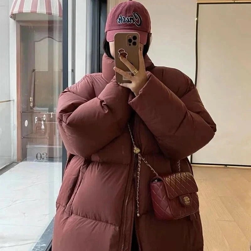 愛い 冬 中綿コート 厚手 軽くて暖かい 中綿ジャケット ロング レディース おしゃれ 暖かい 防寒服 ウォーム 長袖 中綿トップス レディー 韓国 大きいサイズダウン混綿ジャケット