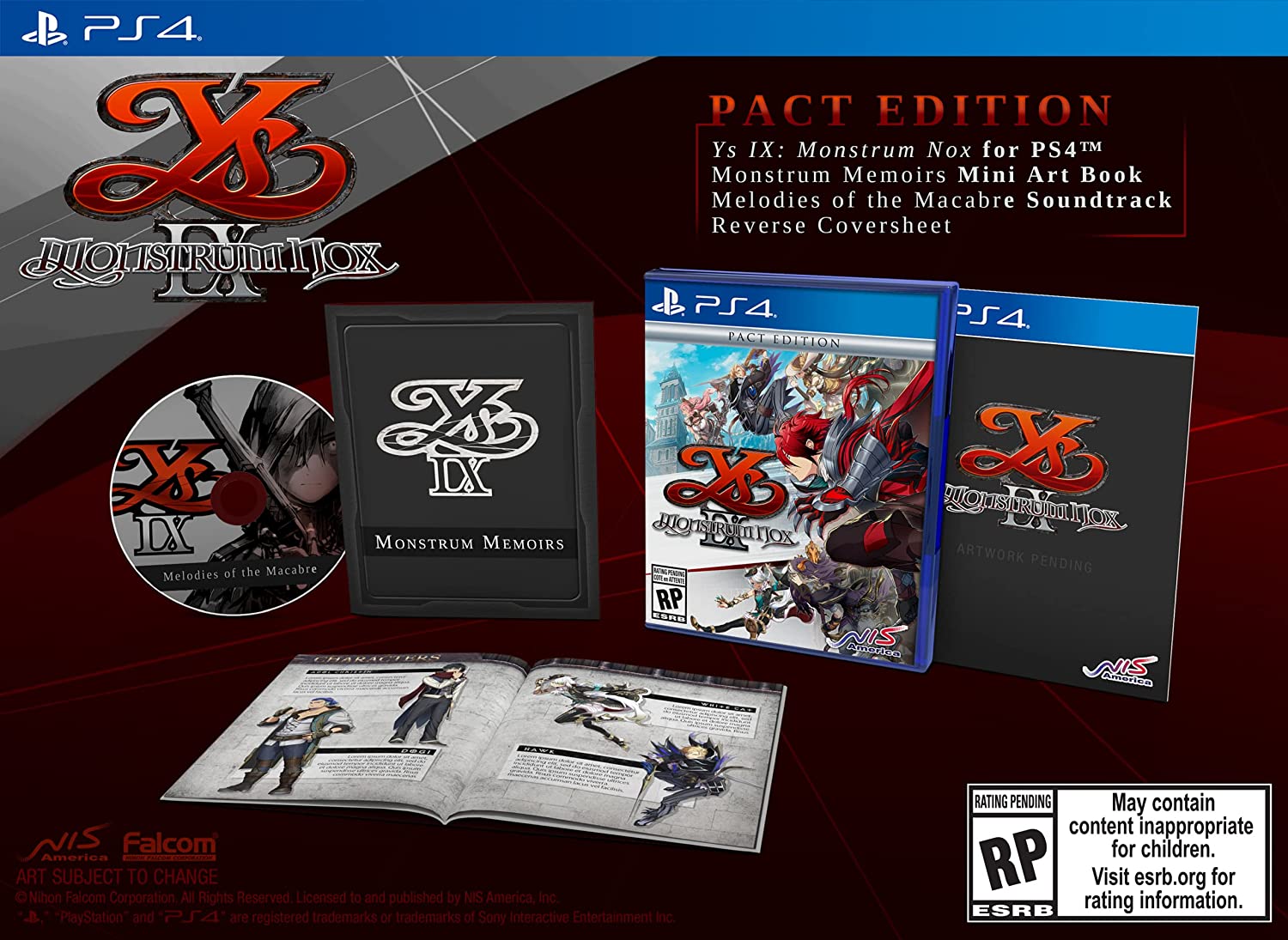 国内正規総代理店アイテム】 Monstrom Ix: Ys Nox PS4 Edition(輸入版:北米)- Pact - ゲームソフト -  flaviogimenis.com.br