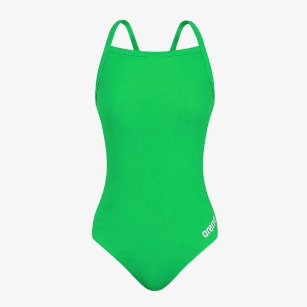 女性用屋内水着チームス選手ワンピースチャレンジバック（AYAL1CO24GRN）（ブラキャップ別売）