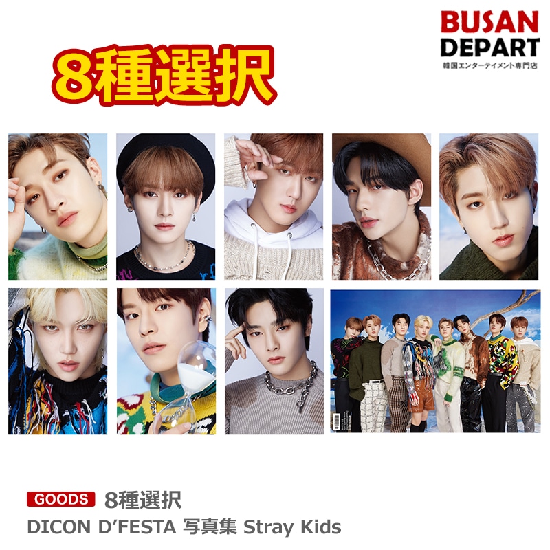 [即日-S] 8種選択 DICON D’FESTA Stray Kids 写真集