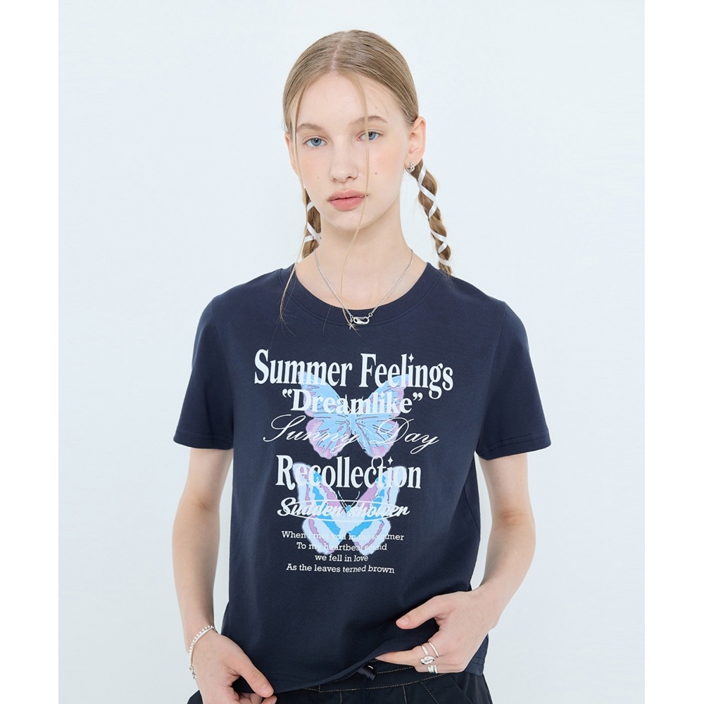 ラーティジェント L4 サニー Tシャツ(ネイビー) 5,818円