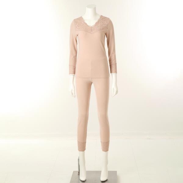 VLG5065CVLG5065L_保湿シアバター起毛女性用肌着セット