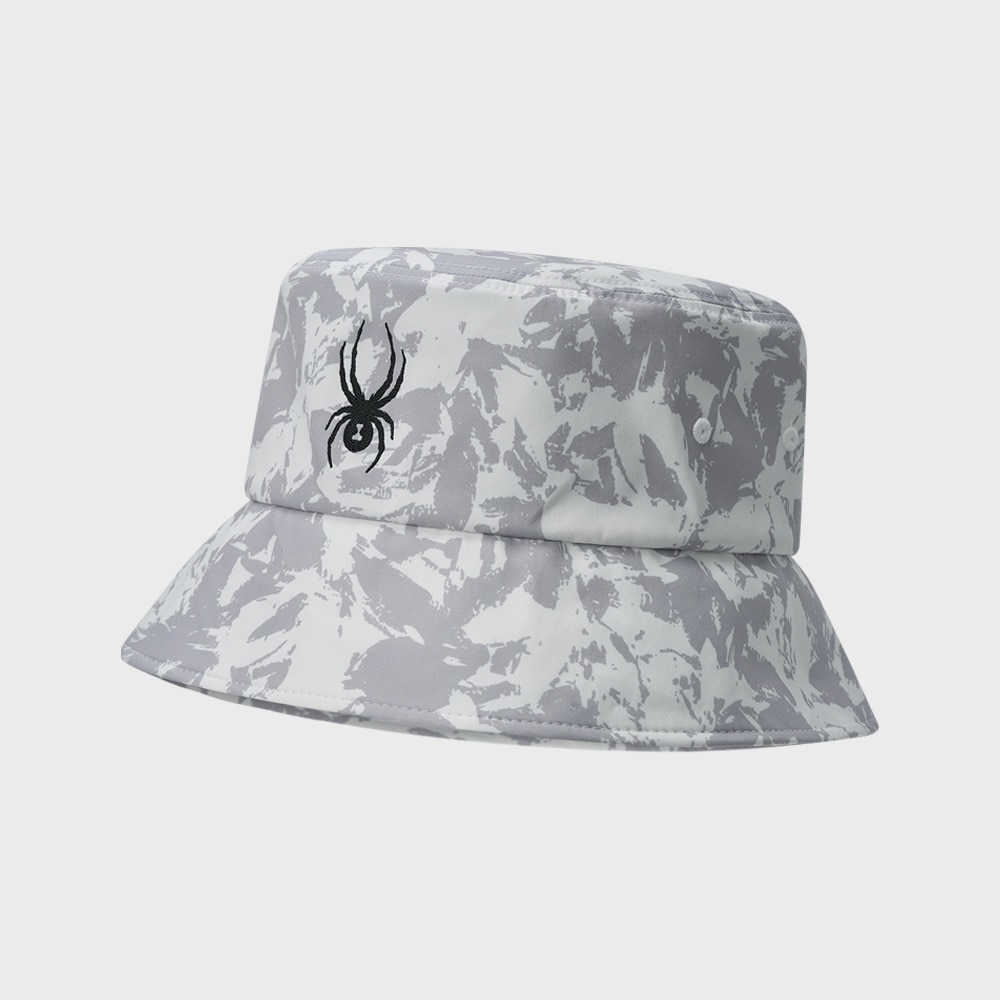 スパイダー 男性用 軽量 ロゴ バケットハット SPKPANCA305MGRY