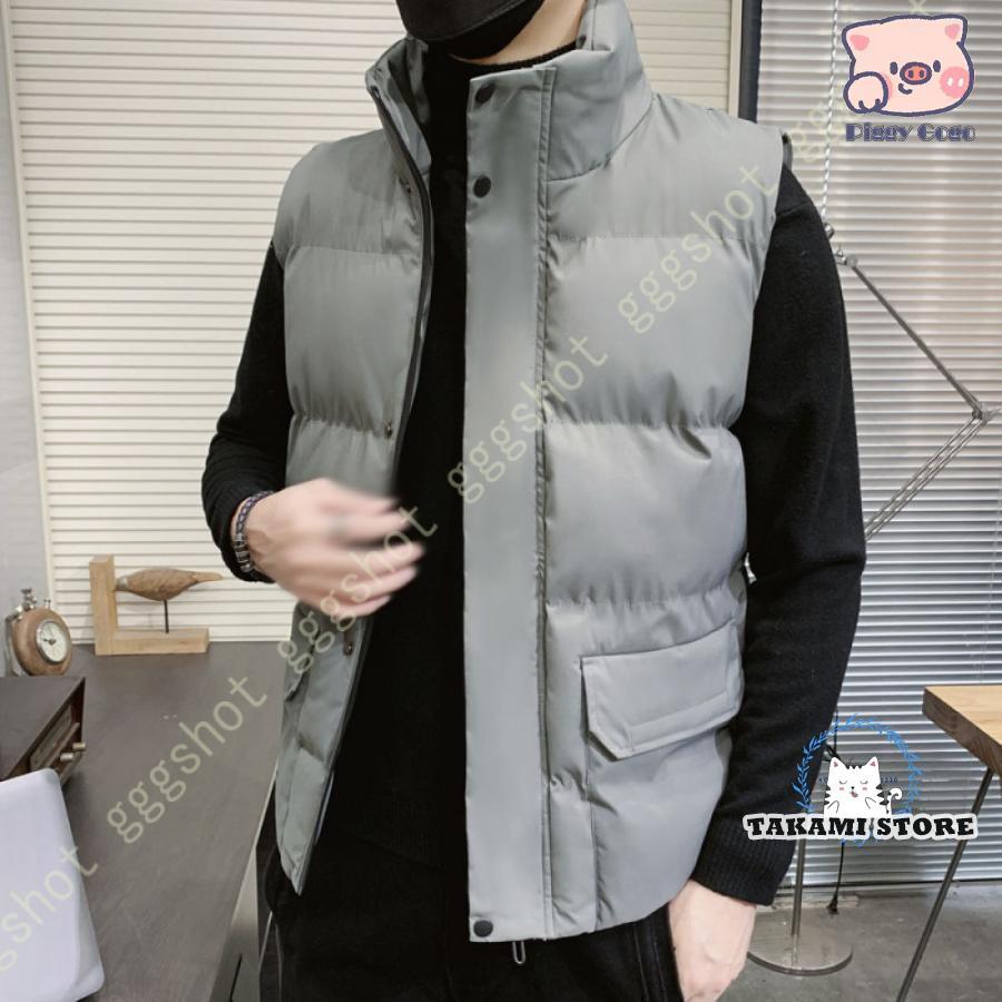 新品 【 迅速な出荷 】中綿ベスト 秋冬春 ダウンベスト メンズ【girl shop】