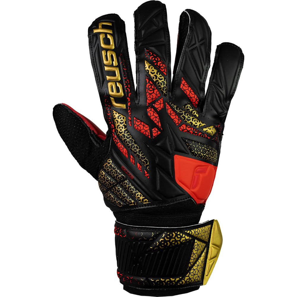 ロイシュ(Reuch) アトラクト ソリッド サッカー キーパーグローブ キーテ 25SS5560515-7075 7075ブラック/ゴールド 8 5560515