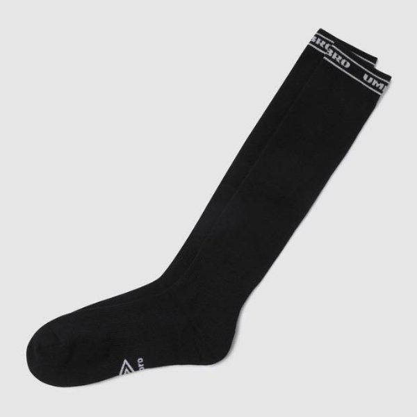 ソックス CQK UQ123CSC23-BLK エッセンシャル ロングソックス BLACK