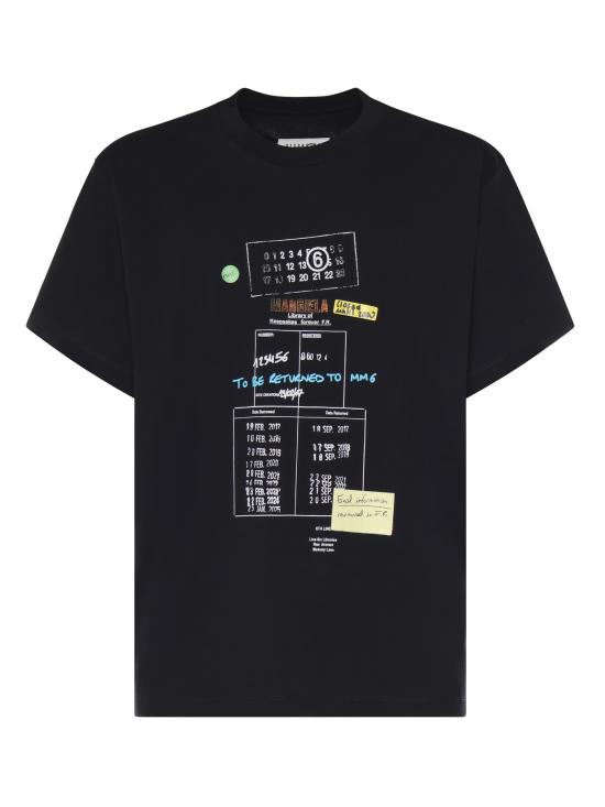 MM6 MAISON MARGIELA Men T-Shirts SH0GC0070 M20170900 Black