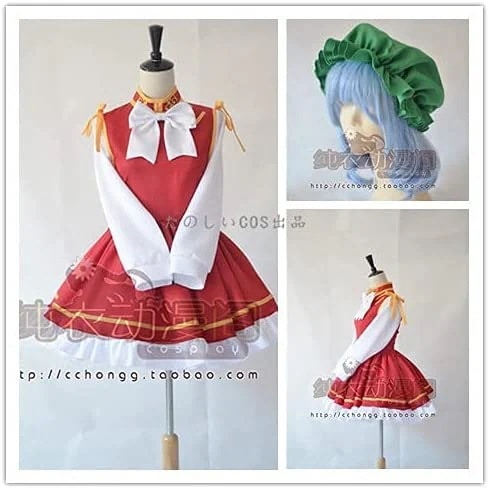 耳しっぽ付き凶兆の黒猫 橙(チェン) コスプレ衣装