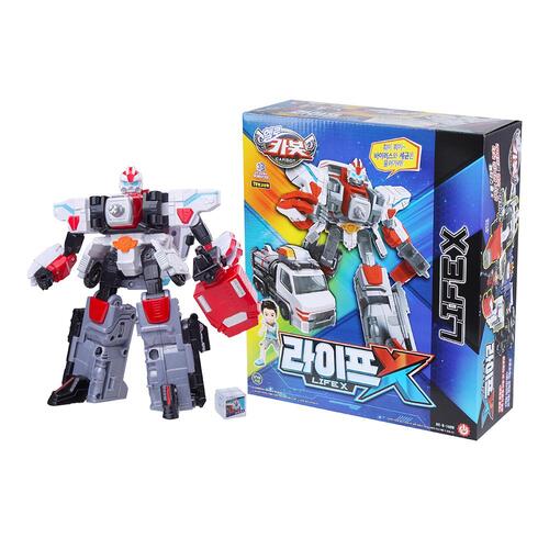 [ハローカーボット] ライフX 防疫 自動車 変身 ロボット おもちゃ