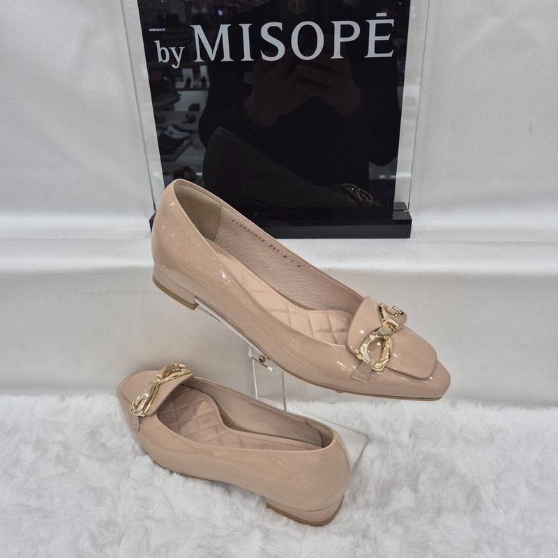 By 女性 ロゴ装飾 パンプス 112HT435SI006 SKINBEIGE 2 JJ