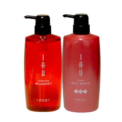 Lebel ルベル IAU イオ クレンジング リラックスメント(シャンプー)600ml＆イオ クリーム メルトリペア トリートメント600ml