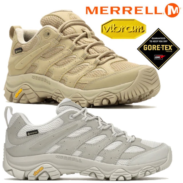 メレル メンズ モアブ 3 シンセティック ゴアテックス 防水 ハイキングシューズ アウトドア トレッキングシューズ ローカット 靴 バーチ インセンス J500437 J500433