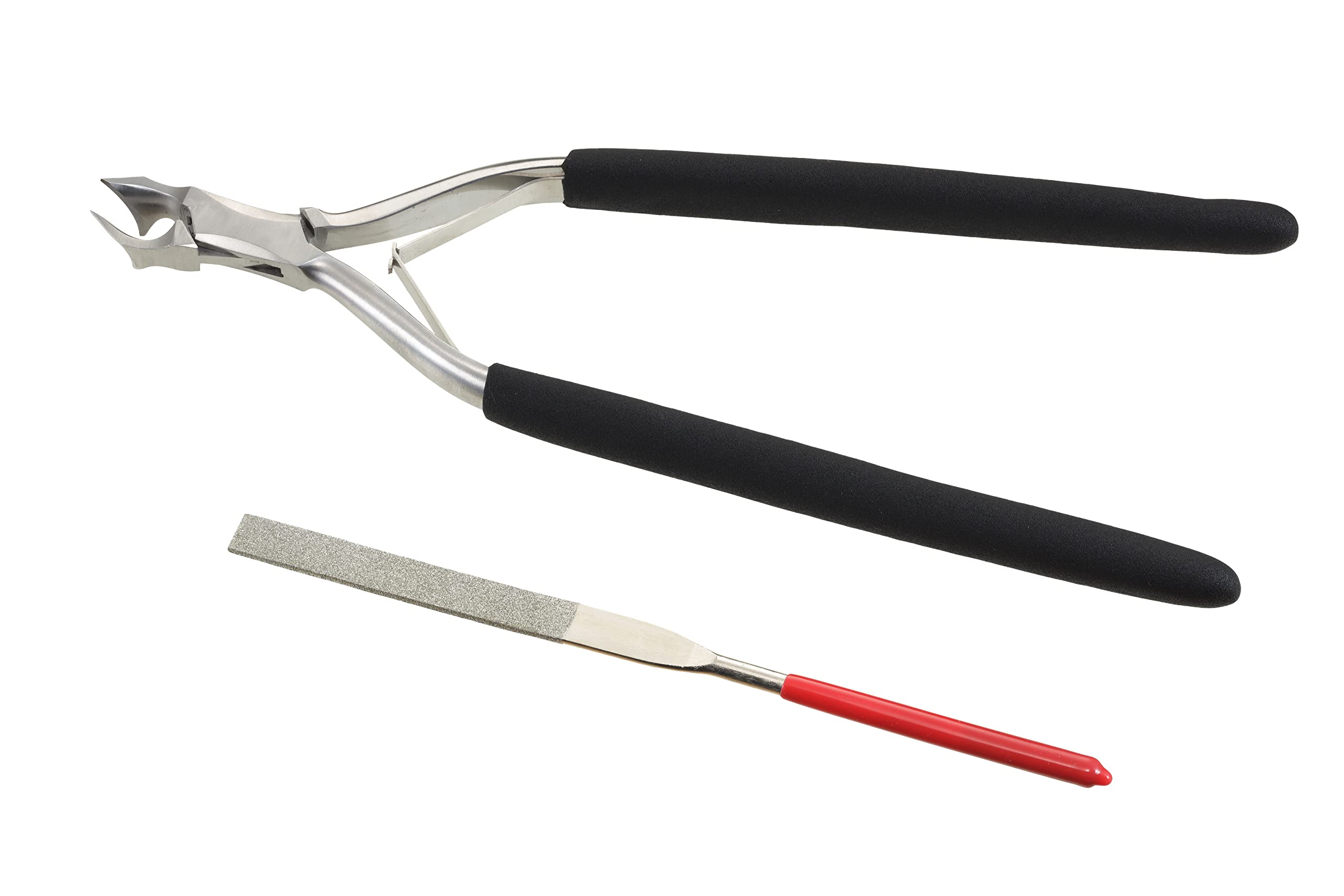 キヨラカ LN-P25 25cmロングニッパー楽々爪切り君長いニッパー式爪切り年寄楽足爪 シルバー