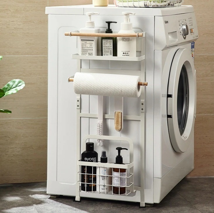 磁着壁掛け 置物棚 冷蔵庫壁掛け棚 洗濯機側面磁石棚 手袋掛け 洗剤磁着壁掛け 置物棚