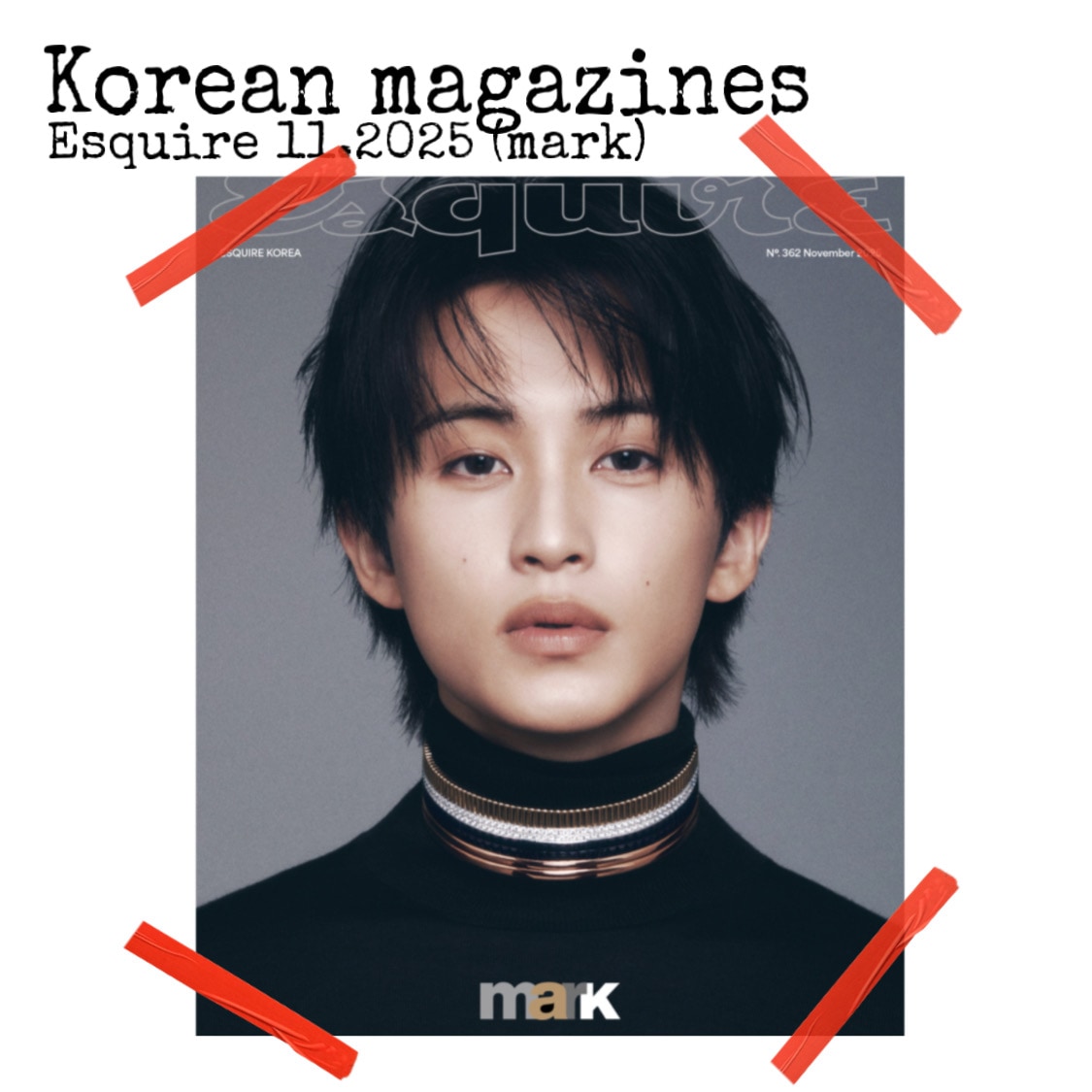 [hot deal] [only pre-order] Until October 24th (24/10/2025) /Esquire 11.2025, Korean magazine