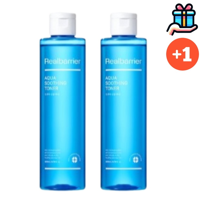 [鎮静トナー1+1] アクア スージングトナー 200ml +200ml 総400ml 正規品 鎮静 クーリング 韓国コスメ 水分 肌のキメを整える 肌バリアの中の保湿 低刺激 ヒアルロン酸 スキンケ