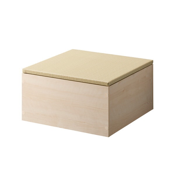 ZCM-3060BX-WH-GR ゼンキューブ タタミBOX ホワイト×グリーン 収納家具