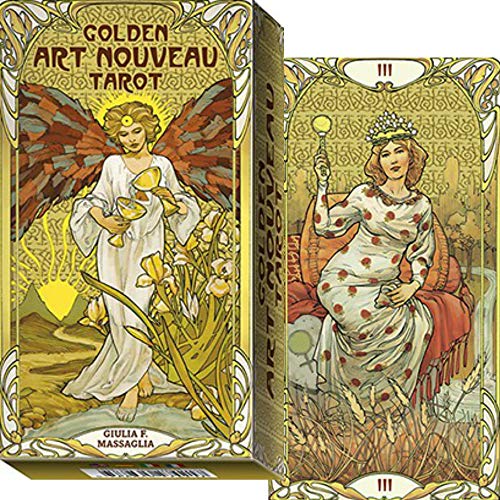 タロットカード 78枚 タロット占い 【ゴールデン アールヌーボー タロット　Golden Art Nouveau Tarot 】日本語解説書付き　[正規品]