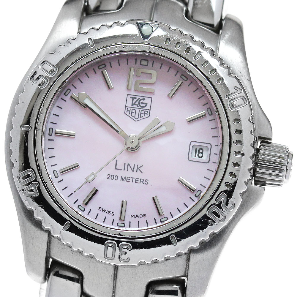 タグホイヤー TAG HEUER WT141M リンク デイト クォーツ レディース 保証書付き_845515【中古】