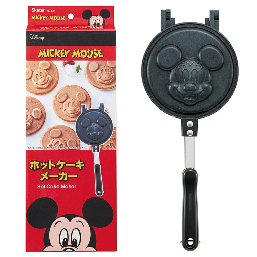 スケーター アルミホットケーキメーカー ミッキーマウス＿２／ALHOC1