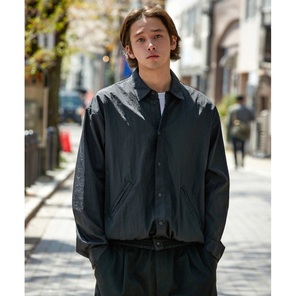 MINIMALPROJECT ソリッドスナップブルーベルジャケット MJK114 [BLACK]