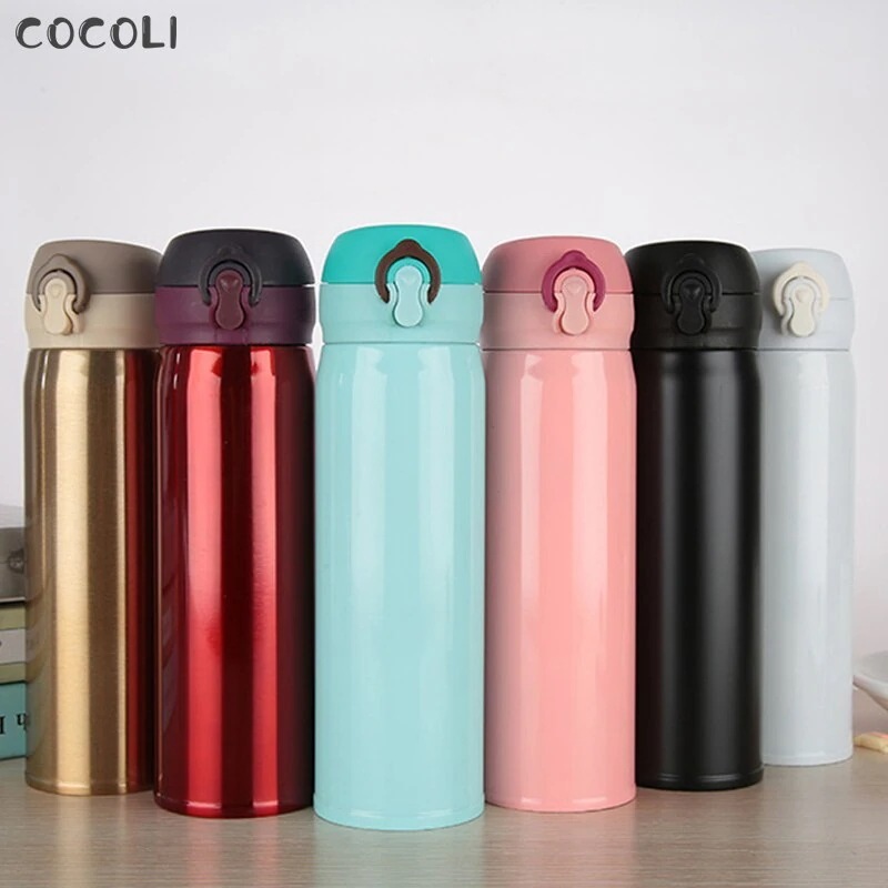 【1つ買うと10つ無料】エガちゃん 福袋 2025 ステンレス製魔法瓶500mlサーモスカップコーヒーティーミルクトラベルマグステンレス製サーモボ