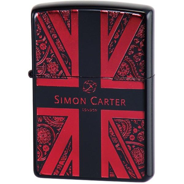 ZIPPO SIMON CARTER SCP-040 ブラック サイモンカーター ユニオンジャック イオンコーティング