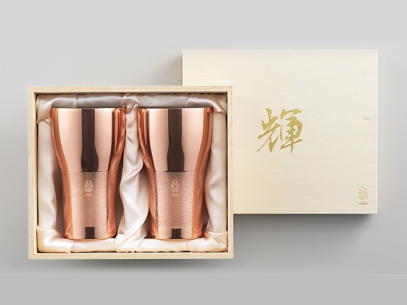 「輝」純銅ビアタンブラー 2pcセット