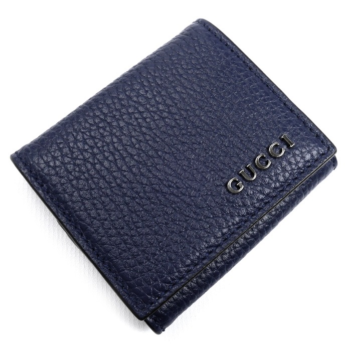GUCCI グッチ コインケース ネイビー 771160 メンズ 中古 美品 28,800円