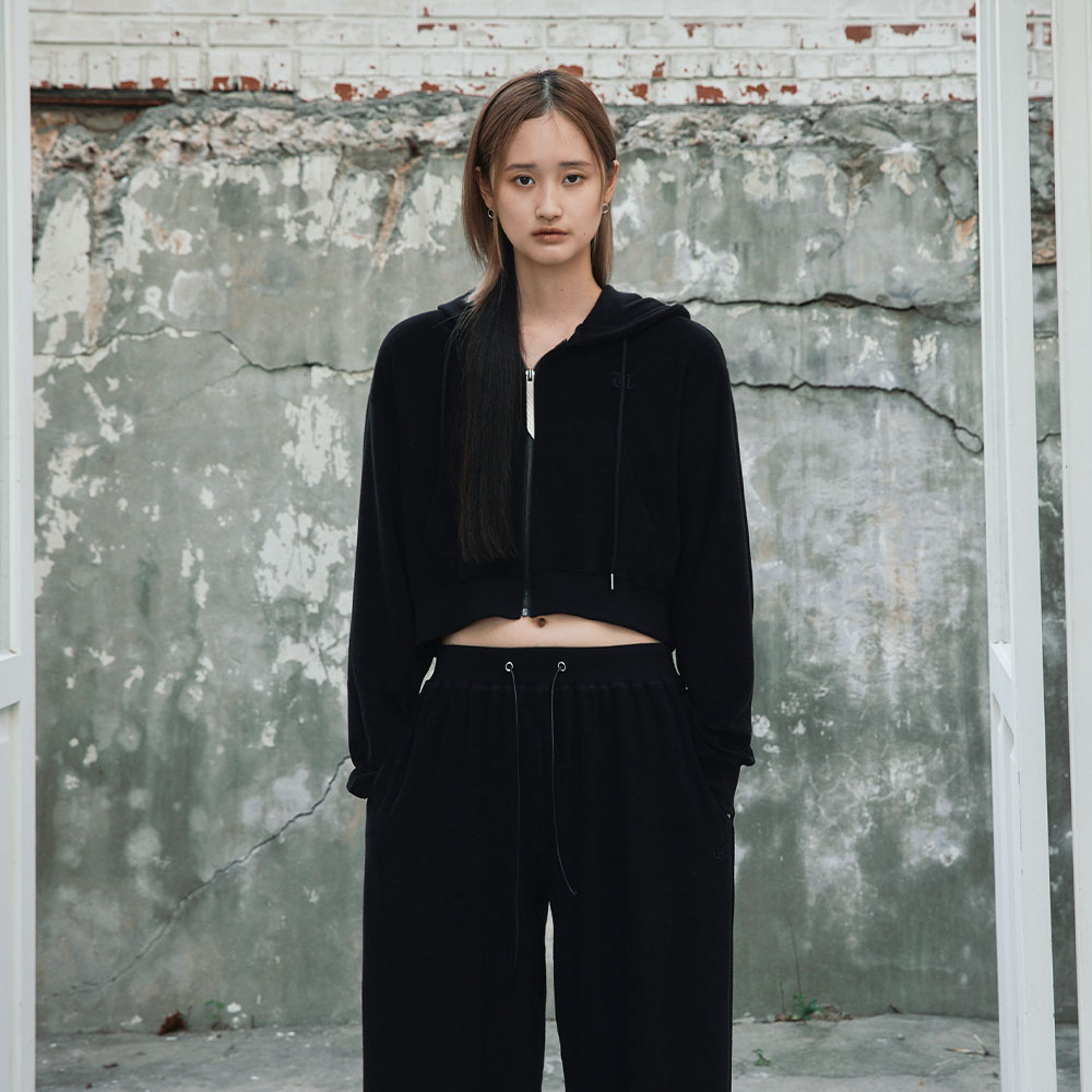 UL:KIN Terry Zip-up Hoodie_Black